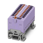 Phoenix Contact Distribution Block, 19 Way, 2.5mm², 17.5A, 500 V, Violet