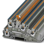 Phoenix Contact Grey DIN Rail Terminal Block, 0.14 → 4mm², Push In Termination
