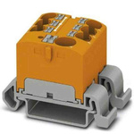 Phoenix Contact Distribution Block, 7 Way, 0.2 → 6mm², 32A, 450 V, Orange