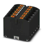 Phoenix Contact Distribution Block, 12 Way, 4mm², 24A, 450 V, Black