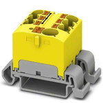 Phoenix Contact Distribution Block, 7 Way, 0.2 → 6mm², 32A, 450 V, Yellow