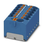 Phoenix Contact Distribution Block, 13 Way, 6mm², 32A, 450 V, Blue