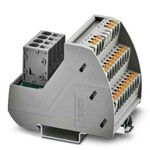 Phoenix Contact Distribution Block, 2 Way, 0.25 → 6mm², 15A, 250 V, Grey
