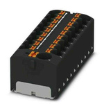 Phoenix Contact Distribution Block, 19 Way, 6mm², 32A, 450 V, Black