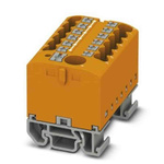 Phoenix Contact Distribution Block, 13 Way, 4mm², 24A, 690 V, Orange