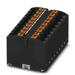 Phoenix Contact Distribution Block, 18 Way, 0.14 → 4mm², 24A, 450 V, Black