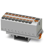 Phoenix Contact Distribution Block, 19 Way, 0.2 → 6mm², 32A, 800 V, Grey
