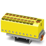Phoenix Contact Distribution Block, 19 Way, 0.2 → 6mm², 32A, 800 V, Yellow