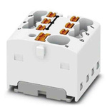 Phoenix Contact Distribution Block, 7 Way, 2.5mm², 17.5A, 450 V, White