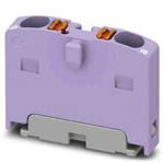 Phoenix Contact Distribution Block, 2 Way, 2.5mm², 17.5A, 450 V, Violet