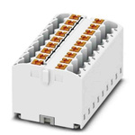 Phoenix Contact Distribution Block, 18 Way, 4mm², 24A, 450 V, White