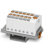 Phoenix Contact Distribution Block, 13 Way, 0.2 → 6mm², 32A, 800 V, White