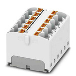 Phoenix Contact Distribution Block, 12 Way, 0.2 → 6mm², 32A, 450 V, White