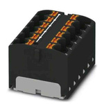 Phoenix Contact Distribution Block, 12 Way, 6mm², 32A, 450 V, Black