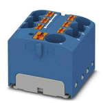 Phoenix Contact Distribution Block, 7 Way, 6mm², 32A, 450 V, Blue