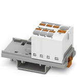 Phoenix Contact Distribution Block, 7 Way, 0.2 → 6mm², 32A, 450 V, White