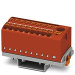 Phoenix Contact Distribution Block, 19 Way, 4mm², 24A, 690 V, Red