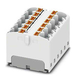 Phoenix Contact Distribution Block, 12 Way, 6mm², 32A, 450 V, White