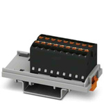 Phoenix Contact Distribution Block, 18 Way, 2.5mm², 17.5A, 500 V, Black