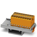 Phoenix Contact Distribution Block, 18 Way, 2.5mm², 17.5A, 500 V, Orange