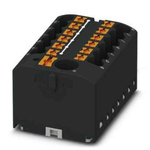 Phoenix Contact Distribution Block, 13 Way, 4mm², 24A, 450 V, Black