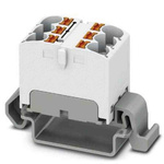 Phoenix Contact Distribution Block, 6 Way, 0.2 → 6mm², 32A, 800 V, White