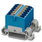 Phoenix Contact Distribution Block, 12 Way, 0.2 → 6mm², 32A, 800 V, Blue