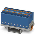 Phoenix Contact Distribution Block, 18 Way, 0.2 → 6mm², 32A, 800 V, Blue