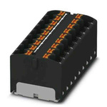 Phoenix Contact Distribution Block, 18 Way, 6mm², 32A, 450 V, Black