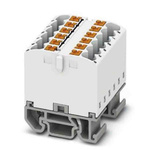 Phoenix Contact Distribution Block, 12 Way, 4mm², 24A, 690 V, White