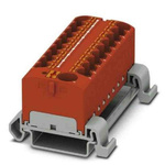 Phoenix Contact Distribution Block, 19 Way, 0.2 → 6mm², 32A, 800 V, Red