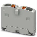 Phoenix Contact Distribution Block, 2 Way, 2.5mm², 17.5A, 450 V, Grey