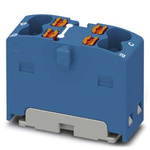 Phoenix Contact Distribution Block, 4 Way, 2.5mm², 17.5A, 450 V, Blue