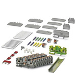 Phoenix Contact PTME 6 Series Grey Component Terminal Block, 10mm², Push In Termination