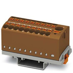 Phoenix Contact Distribution Block, 19 Way, 4mm², 24A, 690 V, Black