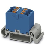 Phoenix Contact Distribution Block, 6 Way, 4mm², 24A, 690 V, Blue