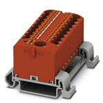 Phoenix Contact Distribution Block, 19 Way, 4mm², 24A, 690 V, Red