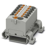 Phoenix Contact Distribution Block, 13 Way, 6mm², 24A, 800 V, Blue