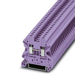 Phoenix Contact UT 2 Series Violet Feed Through Terminal Block, 0.14 → 6mm², Screw Termination