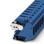 Phoenix Contact UTN 35 Series Blue Disconnect Terminal Block, 35mm², Hybrid Termination