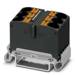 Phoenix Contact Distribution Block, 6 Way, 90A, 800 V, Black