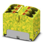 Phoenix Contact Distribution Block, 6 Way, 32A, 450 V, Green/Yellow