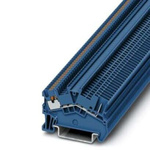 Phoenix Contact PTS 1.5/S/1P BU Series Blue Feed Through Terminal Block, 0.14 → 1.5mm²