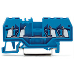 Wago 280 Series Blue Feed Through Terminal Block, 2.5mm², Single-Level, Cage Clamp Termination, ATEX, IECEx