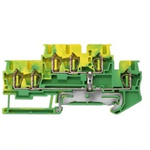 Siemens 8WH Series Green, Yellow Din Rail Terminal, 2.5mm², 2-Level, Spring Termination, CSA