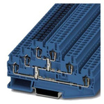 Siemens 8WH Series Blue Din Rail Terminal, 2.5mm², 3-Level, Spring Termination, CSA