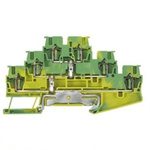 Siemens 8WH Series Green, Yellow Din Rail Terminal, 2.5mm², 3-Level, Spring Termination, CSA