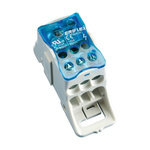 nVent ERIFLEX Distribution Block, 1 Way, 70mm², 160A, 1 kV, Blue