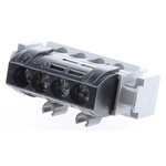 Legrand Distribution Block, 4 Way, 1.5 → 16mm², 80A, 400 V ac, Black