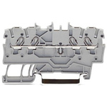 Wago TOPJOB S Series Red DIN Rail Terminal Block, 1mm², 1-Level, Push-In Cage Clamp Termination, ATEX, EAC Ex, IECEx